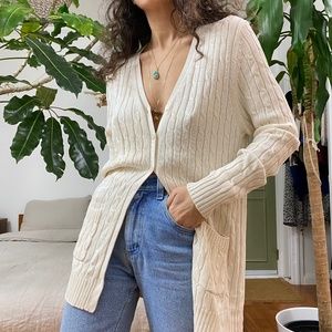 100% silk knit cardigan by  Evelyn and Arthur (medium)